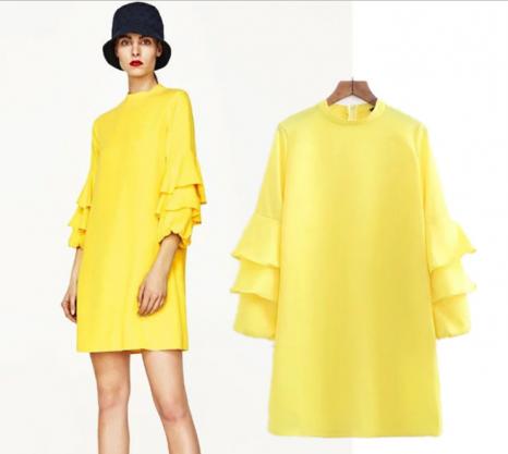 sd-10252 dress yellow